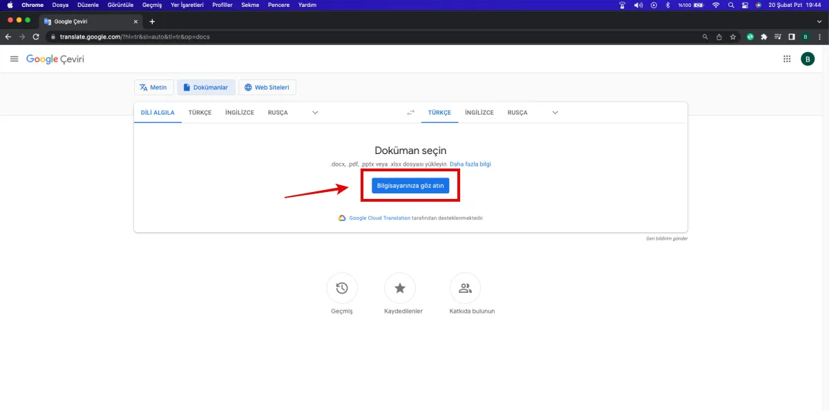 Dokümanları Türkçeye Çevirme Nasıl Yapılır?
