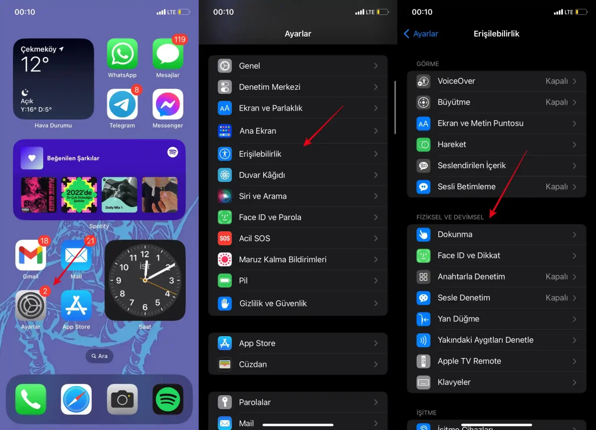 iPhone Arkaya Dokun Özelliği Nasıl Kullanılır