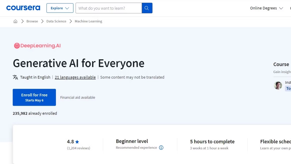En İyi Yapay Zeka Kursları