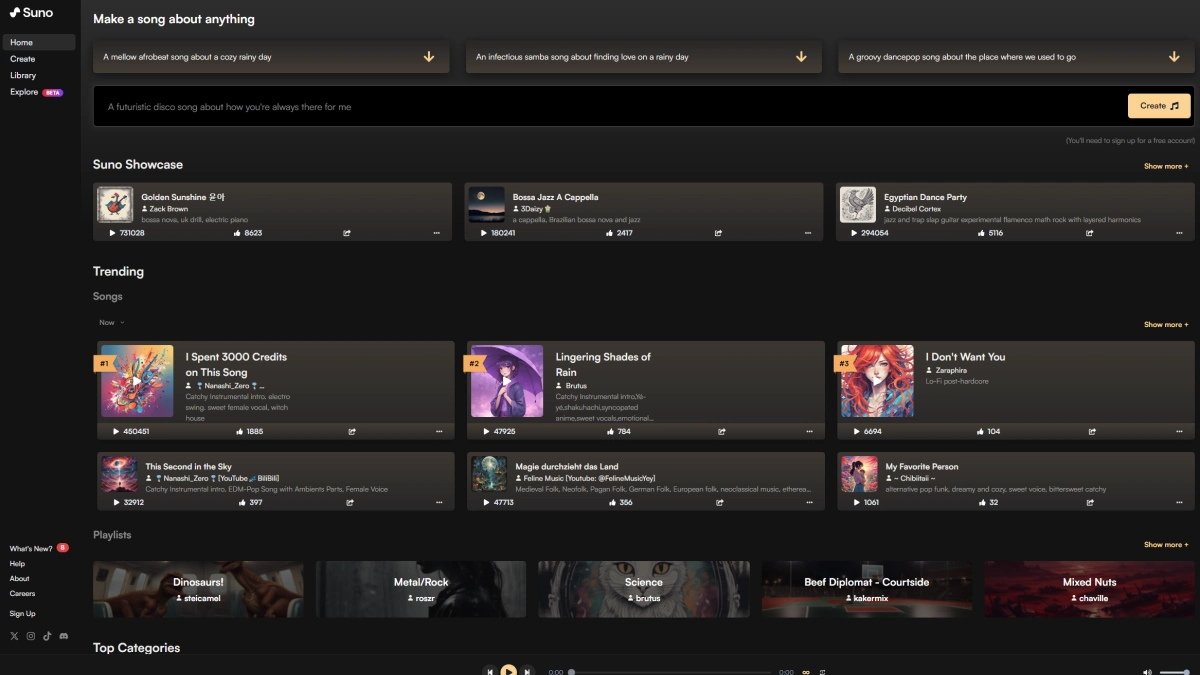 En İyi Yapay Zeka Şarkı Besteleme Siteleri