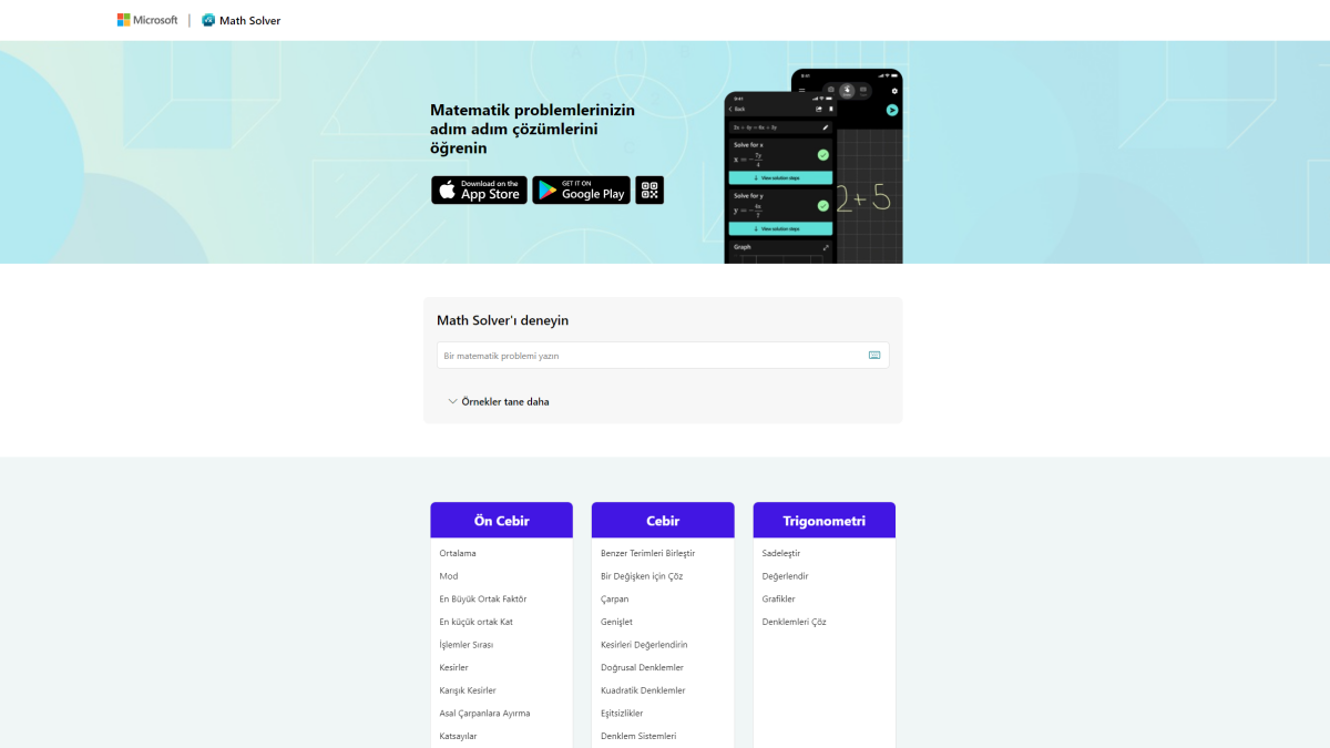 Matematik Problemi Çözebilen Yapay Zeka Araçları