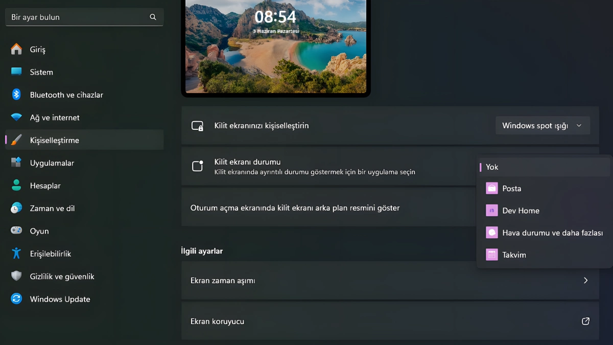 Windows 11 Kilit Ekranı Widget'ları Nasıl Kaldırılır?